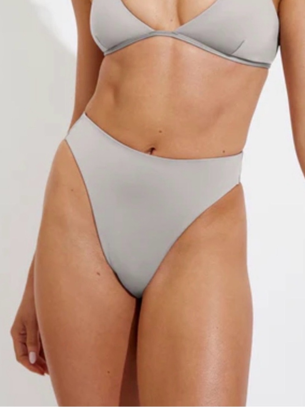 Left On Friday Beige Ribbed Bikini Set - Picture 6 of 16